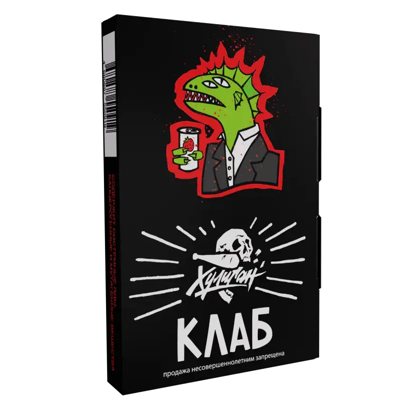 изображение товара Табак Хулиган Classic - Клаб (Клубничная газировка) 25г