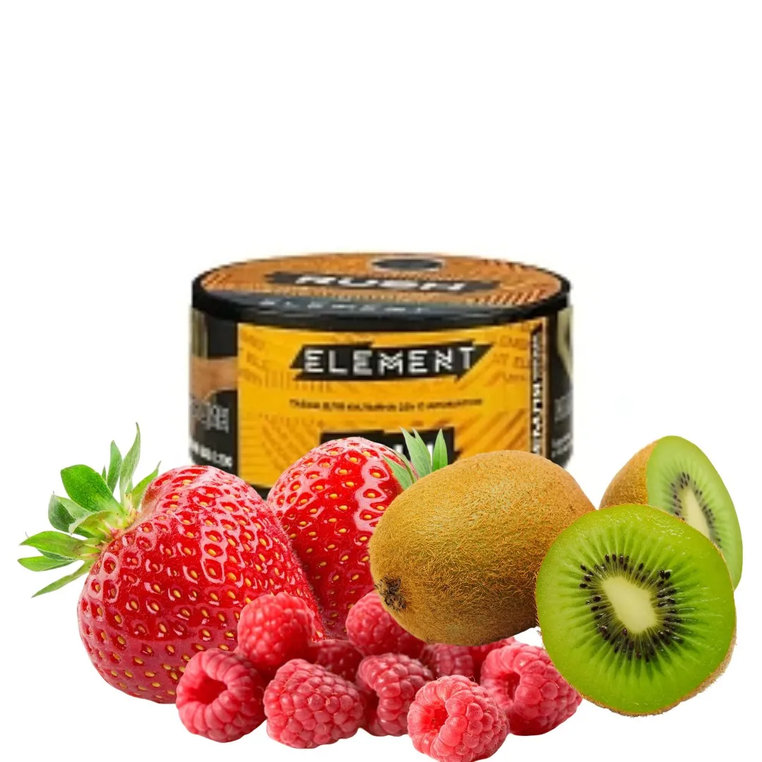 изображение товара Табак Element (Земля) Rush (Киви Клубника Малина) 25гр
