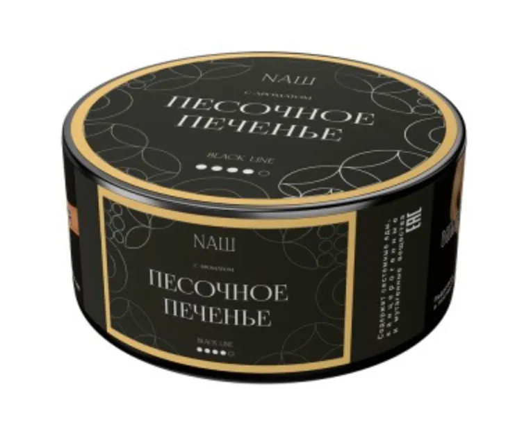 изображение товара Табак NAШ (НАШ) Black Песочное печенье 100г