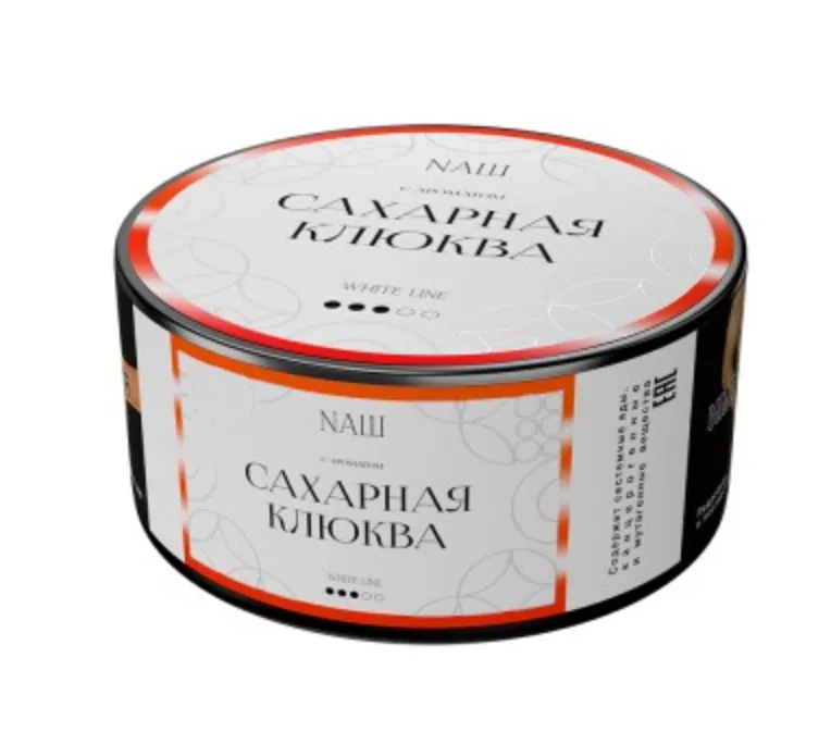 изображение товара Табак NAШ (НАШ) White Сахарная Клюква 100г