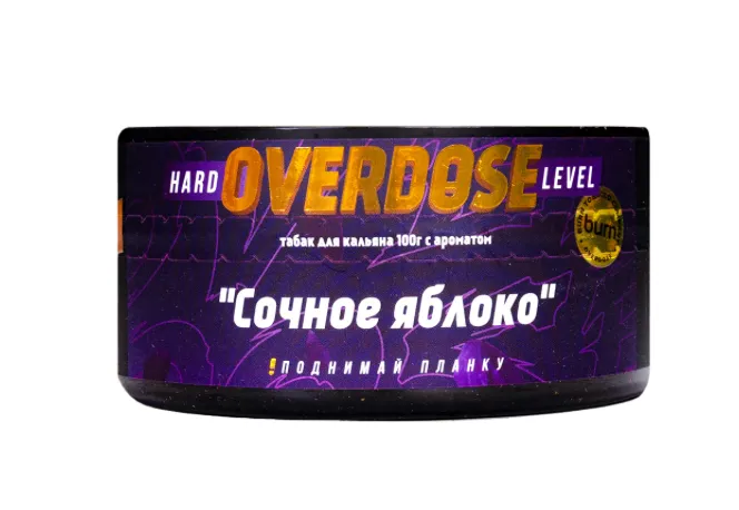 изображение товара Табак Overdose Apple Juicy (Сочное яблоко) 100г