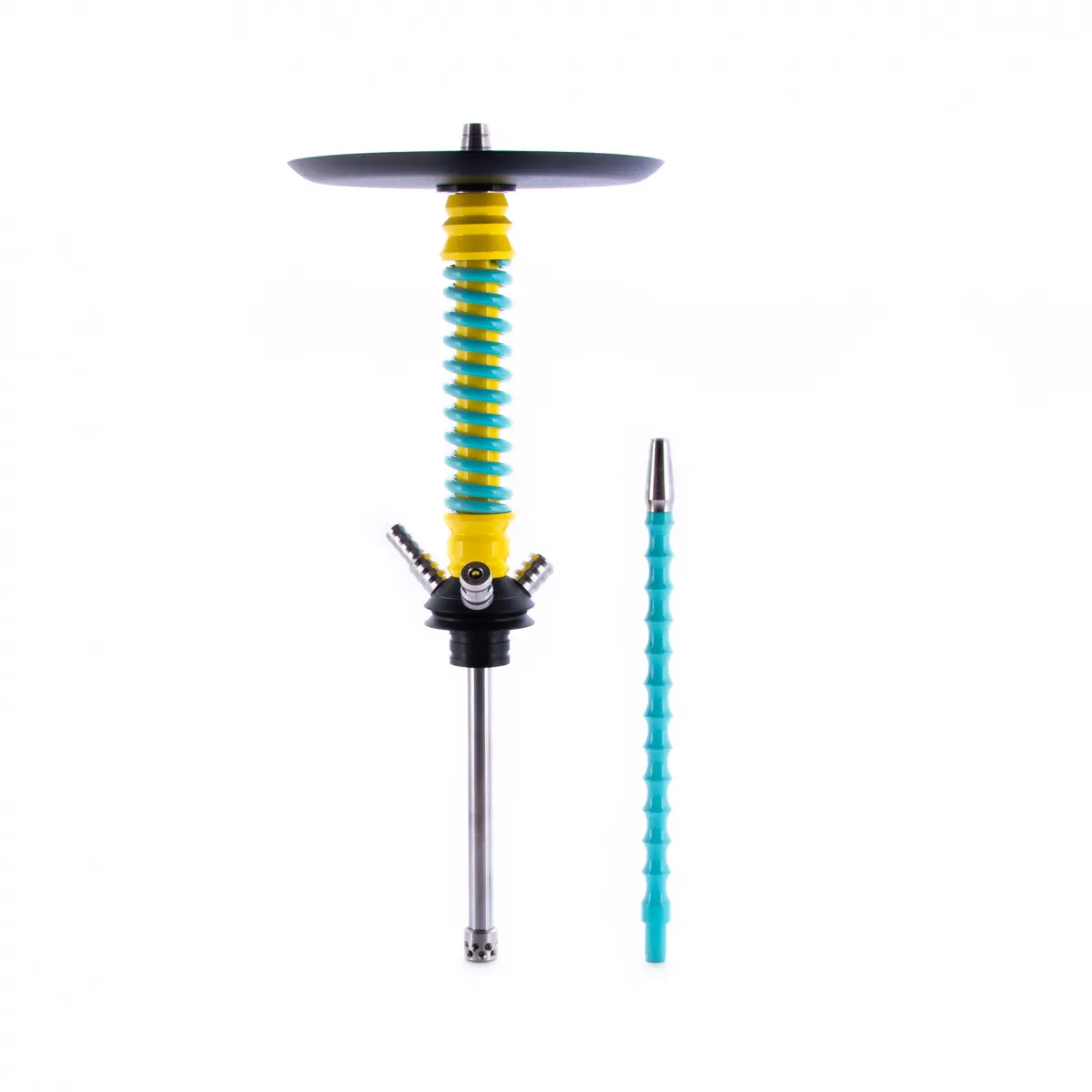 изображение товара Кальян MAMAY CUSTOMS Coilovers MINI жёлтый-мята (без колбы) гр. RipnDip