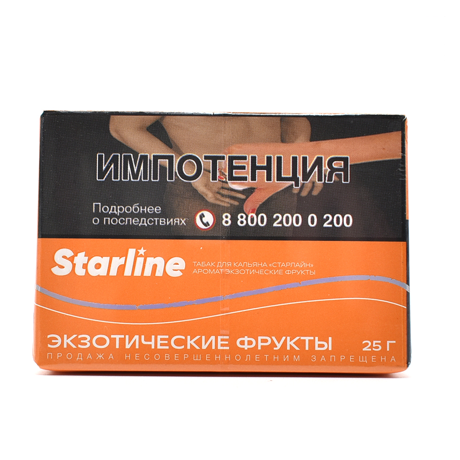 изображение товара Табак для кальяна Starline "Старлайн" (Экзотические фрукты), 25 г