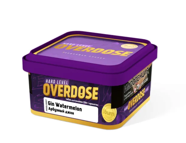 изображение товара Табак Overdose Gin Watermelon (Арбузный джин) 200г