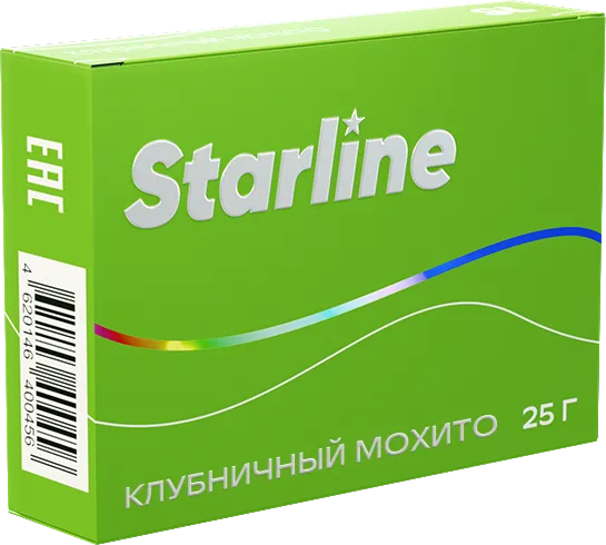 изображение товара Табак для кальяна Starline "Старлайн" (Клубничный мохито) 25 г