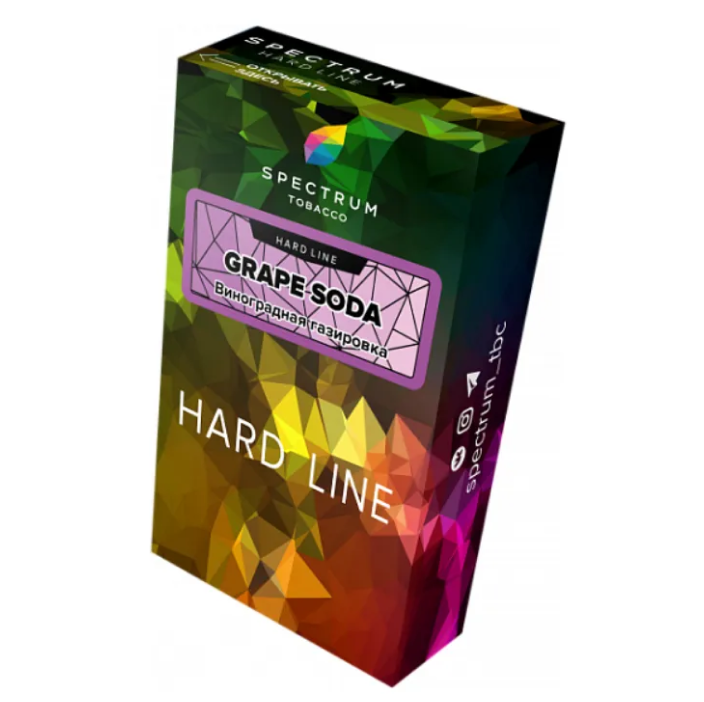 изображение товара Табак Spectrum Hard Line - Grape Soda (Виноградная газировка) - 40 г