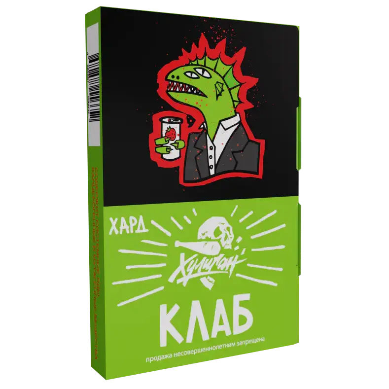 изображение товара Табак Хулиган Hard - Клаб (Клубничная газировка) 25г