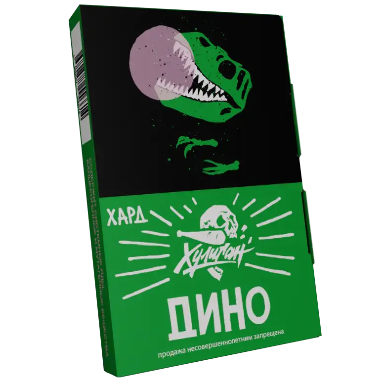 изображение товара Табак Хулиган Hard - Дино (Мятная жвачка) 25г