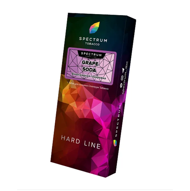 изображение товара Табак Spectrum Hard Line - Grape Soda (Виноградная газировка) - 100 г