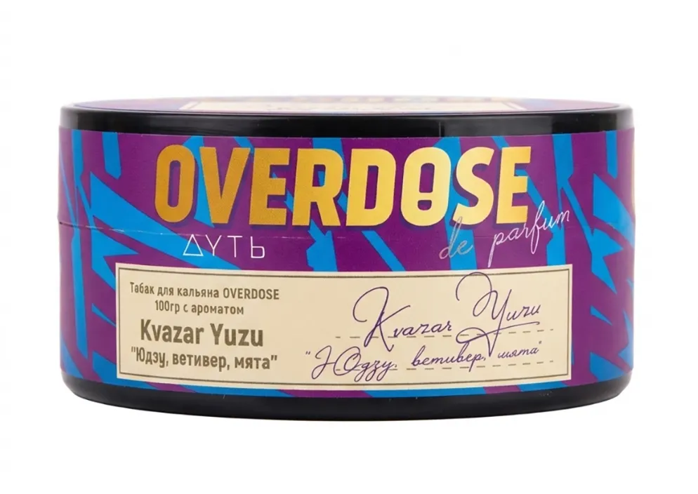 изображение товара Табак Overdose Kvazar Yuzu De Parfum (Юдзу, ветивер, мята) 100г