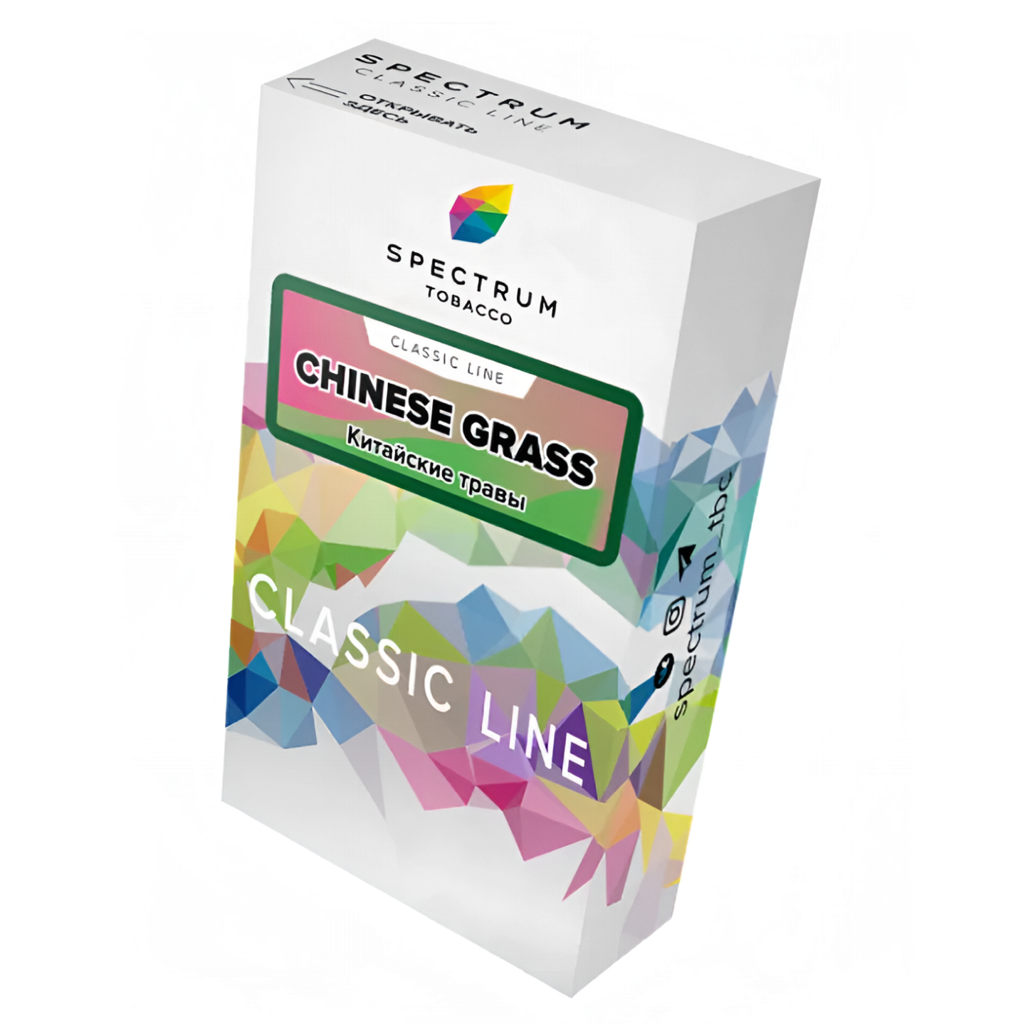 изображение товара Табак Spectrum Classic Line - Chinese Grass (Китайские травы) - 40 г
