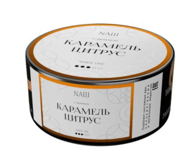 изображение товара Табак NAШ (НАШ) White Карамель Цитрус 100г