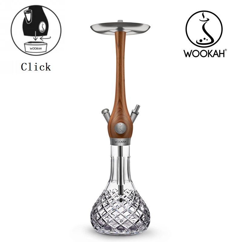 изображение товара Кальян Wookah Walnut Mastercut Check (Орех) Click (Клик)