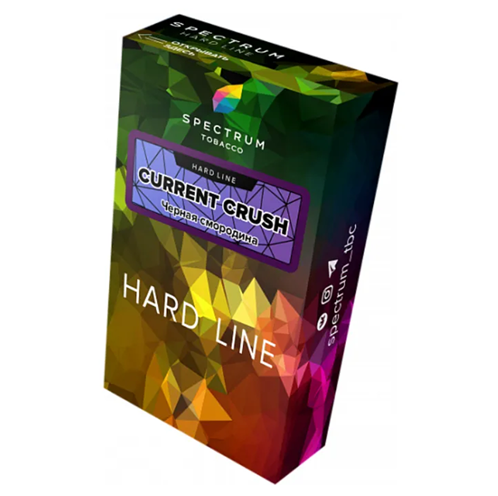 изображение товара Табак Spectrum Hard Line - Current Crush (Черная смородина) - 40 г