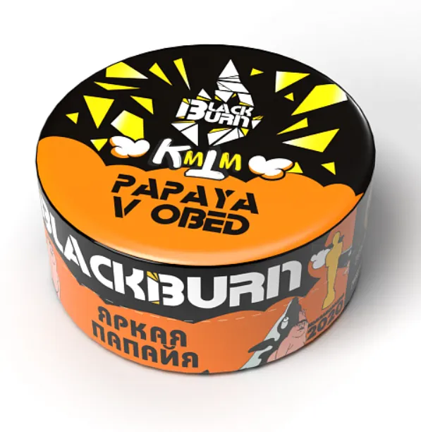 изображение товара Табак Black Burn - Papaya v obed (Яркая папайя) - 25г