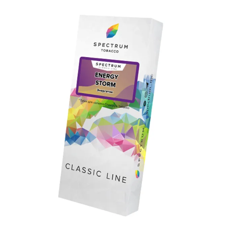изображение товара Табак Spectrum Classic Line - Energy Storm (Энергетик) - 100 г