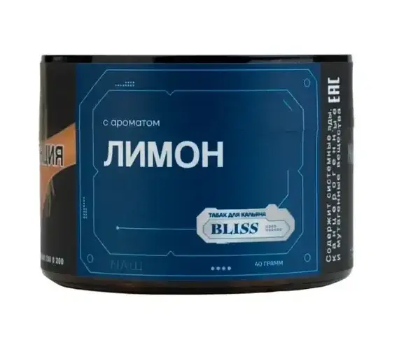 изображение товара Табак Bliss Лимон 40г