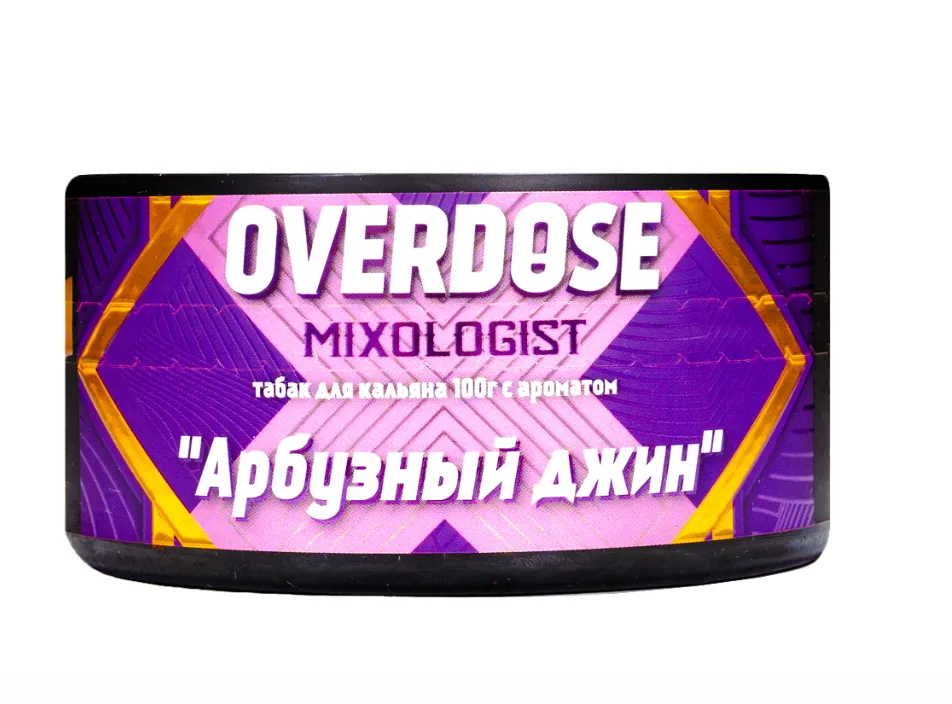 изображение товара Табак Overdose Gin Watermelon (Арбузный джин) 100г