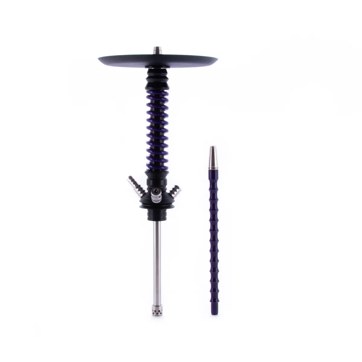 изображение товара Кальян MAMAY CUSTOMS Coilovers MINI чёрно-фиолетовый (без колбы) гр. космос