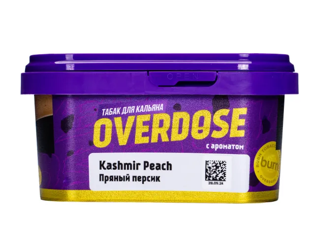 изображение товара Табак Overdose Kashmir Peach (Пряный персик) 200г