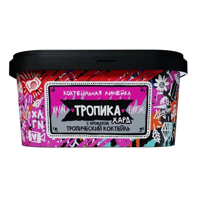 изображение товара Табак Хулиган Хард - Тропика (Тропический Коктейль) 200г