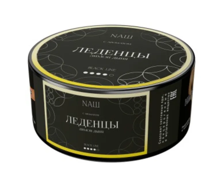 изображение товара Табак NAШ (НАШ) Black Леденцы (Лимон, дыня) 100г