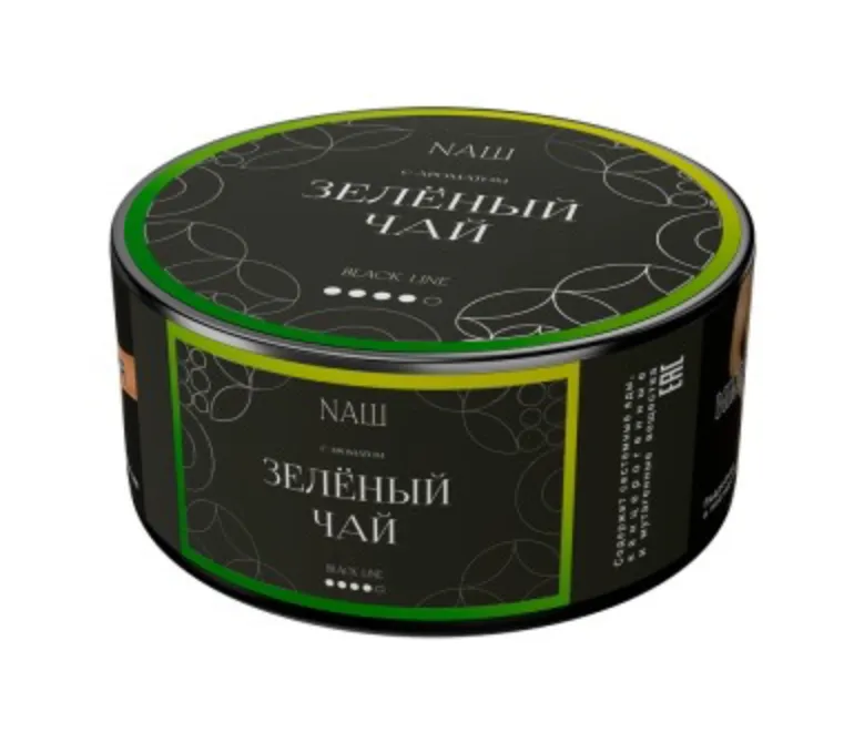 изображение товара Табак NAШ (НАШ) Black Зеленый чай 100г