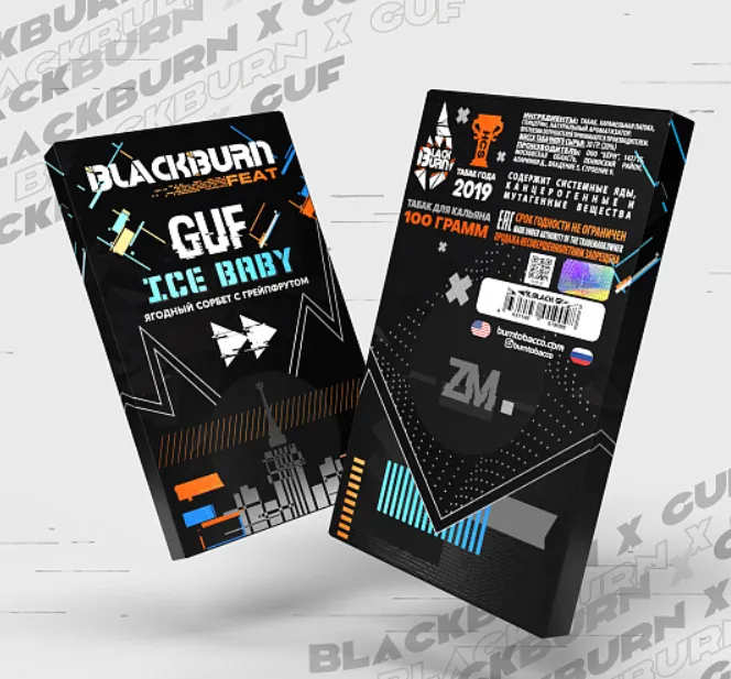 изображение товара Табак Black Burn - Ice Baby (Ягодный сорбет с грейпфрутом) - 100г