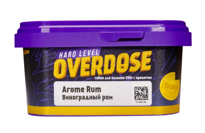 изображение товара Табак Overdose Aroma Rum (Виноградный ром) 200г