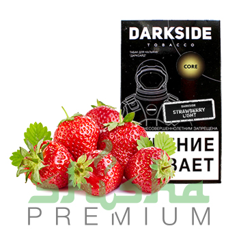 изображение товара Табак Darkside 100 гр, вкус STRAWBERRY LIGHT (Клубника)