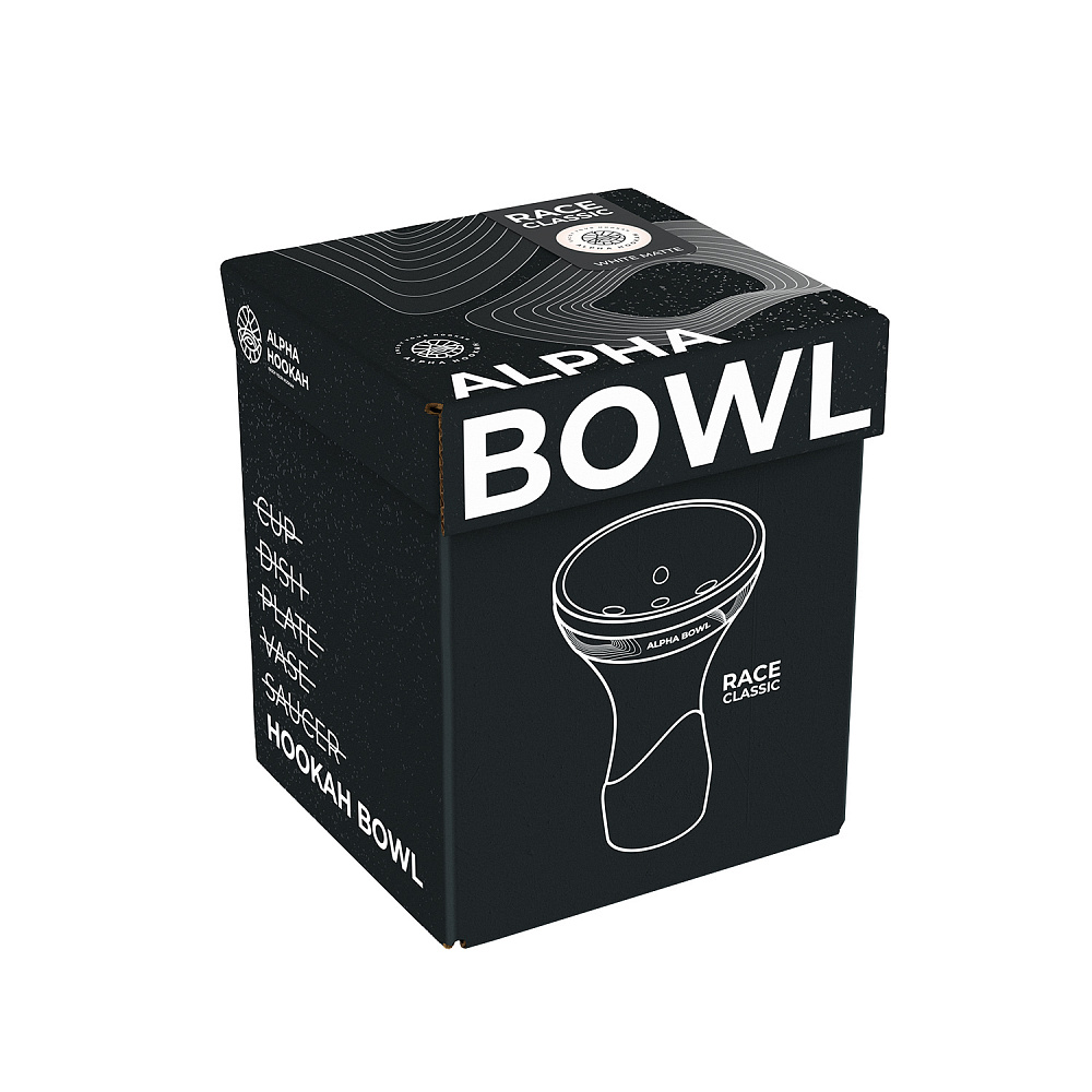 изображение товара Чаша ALPHA BOWL - Race classic (White Matte)