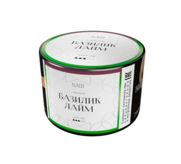 изображение товара Табак NAШ (НАШ) White Базилик Лайм 40г