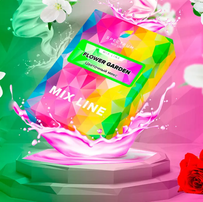 изображение товара Табак Spectrum Mix Line - Flower Garden (Цветочный микс) - 40 г