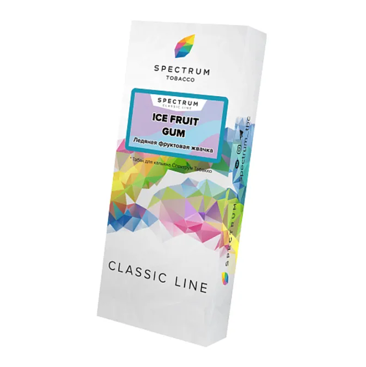 изображение товара Табак Spectrum Classic Line - Ice Fruit Gum (Ледяная фруктовая жвачка) - 100 г