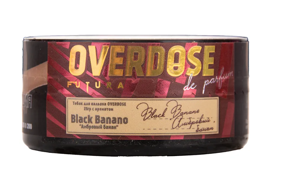 изображение товара Табак Overdose Black Banano De Parfum (Амбровый банан) 25г