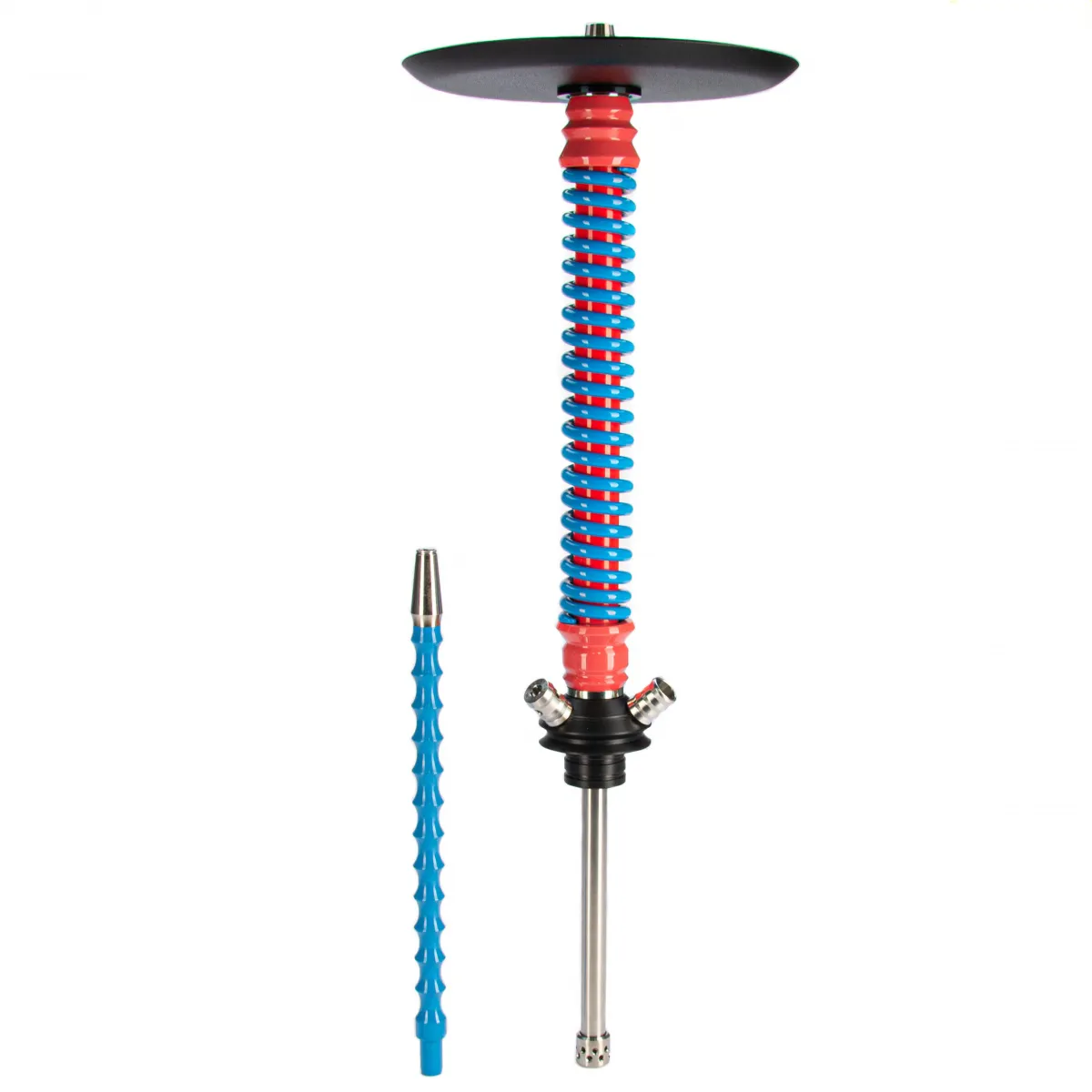 изображение товара Кальян MAMAY CUSTOMS Coilovers розово-голубой (грав.Peace) (без колбы)