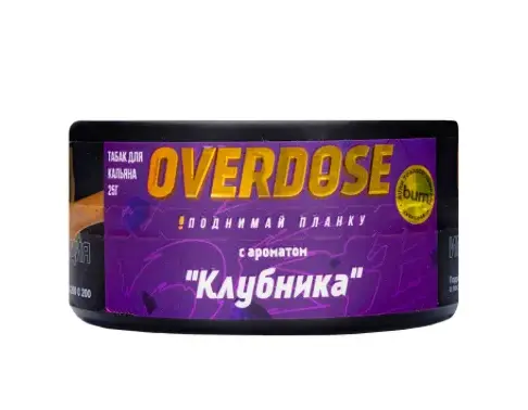 изображение товара Табак Overdose Strawberry (Клубника) 25г
