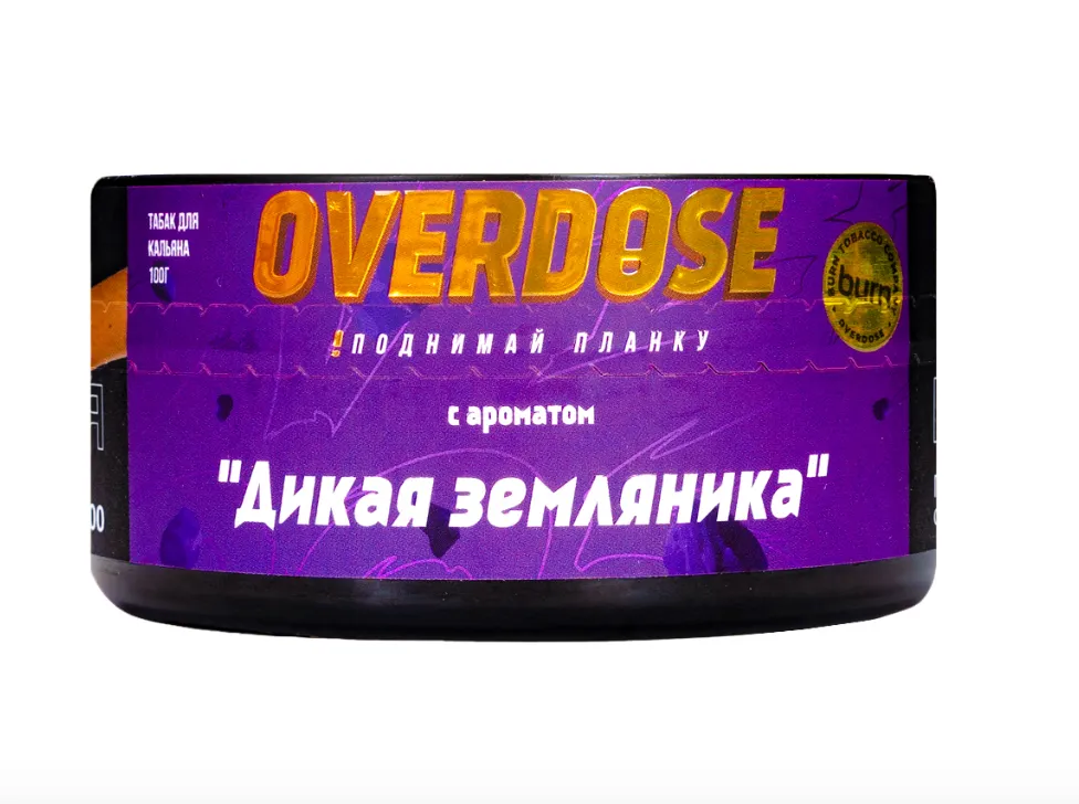 изображение товара Табак Overdose Wild Srawberry (Дикая земляника) 100г