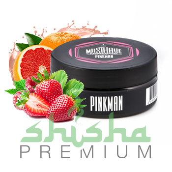 изображение товара Табак Must Have 125 г PinkMan (Грейпфрут, клубника, малина)