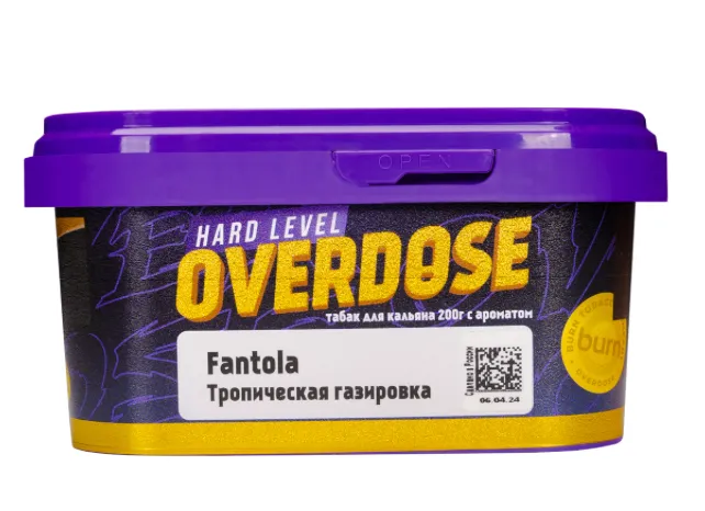 изображение товара Табак Overdose Fantola (Тропическая газировка) 200г