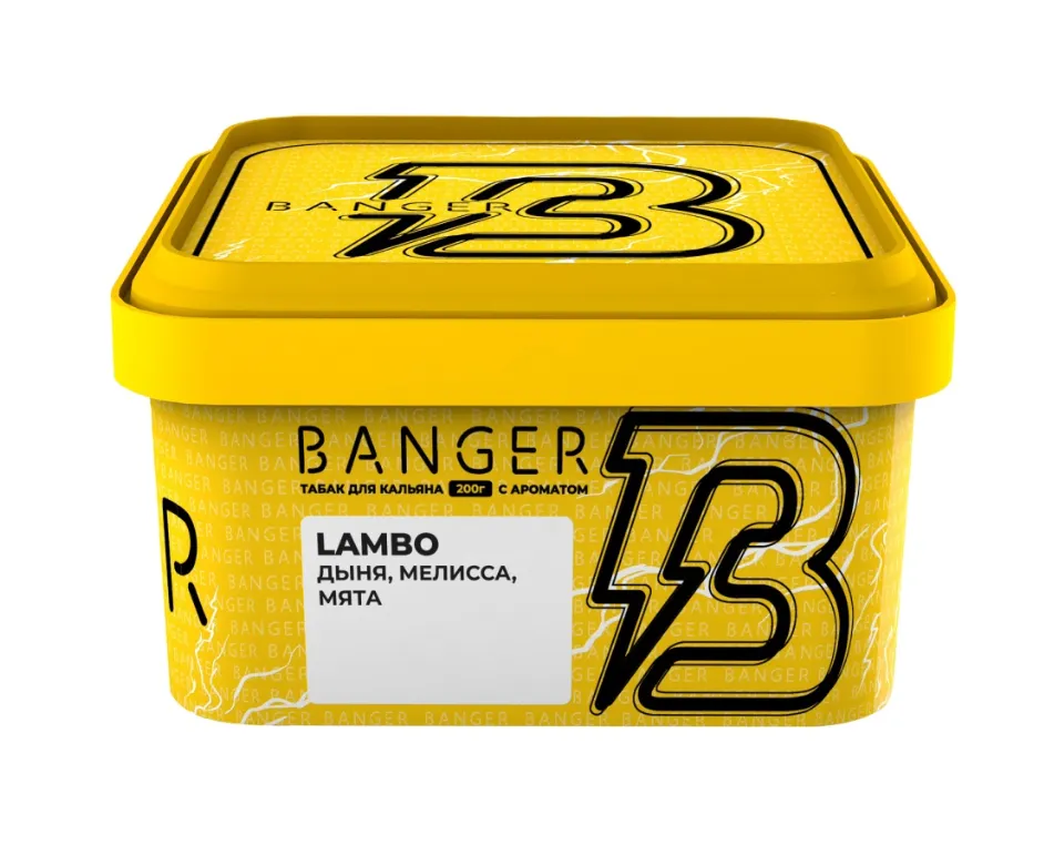 изображение товара Табак Banger Lambo (Дыня, мелисса, мята) 200г