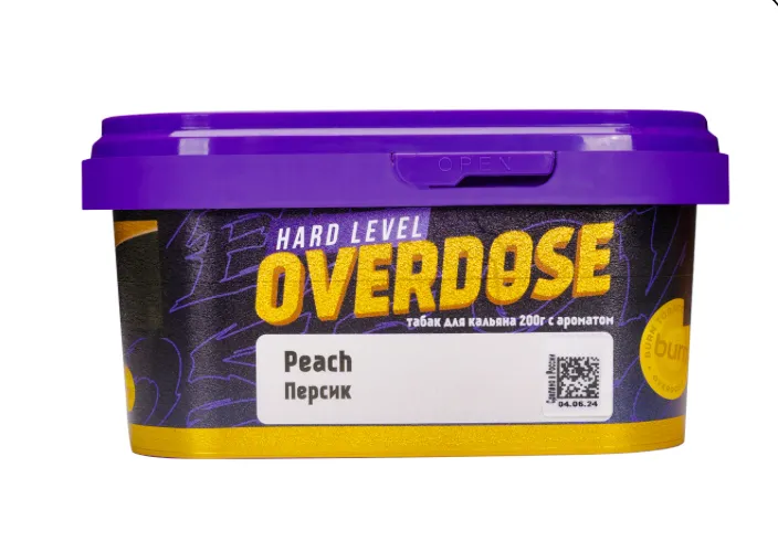 изображение товара Табак Overdose Peach (Персик) 200г