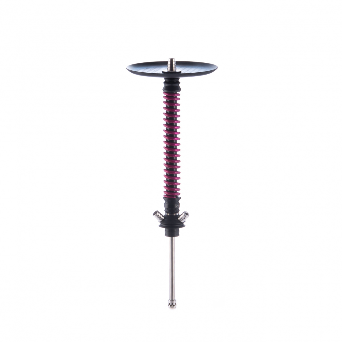 изображение товара Кальян MAMAY CUSTOMS Coilovers чёрно-розовый лак (без колбы)
