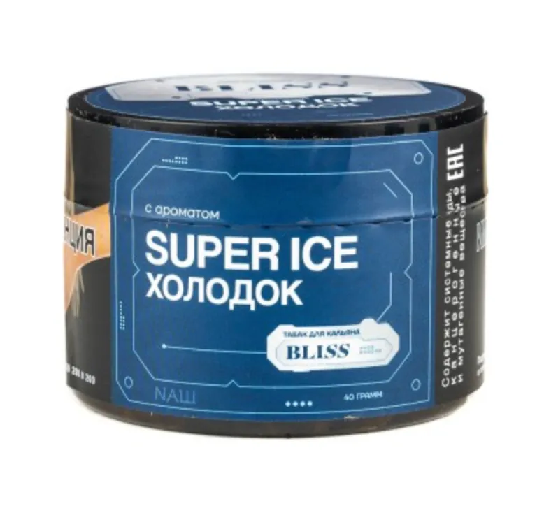 изображение товара Табак Bliss Super Ice 40г