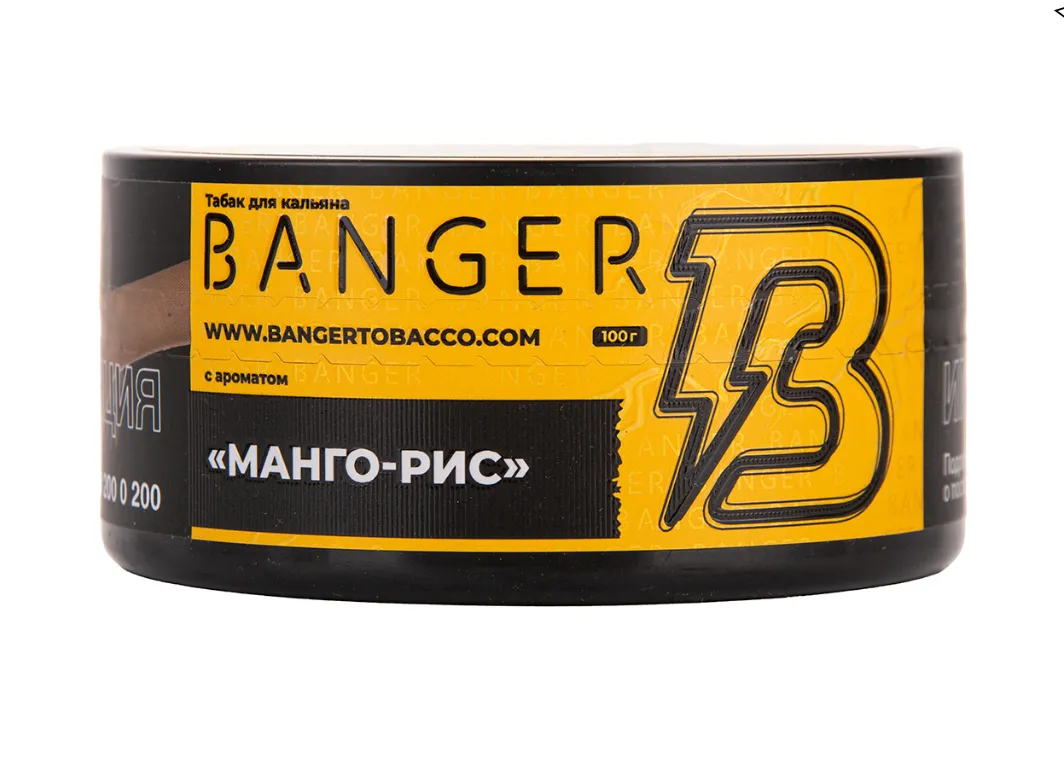 изображение товара Табак Banger Mango Rice (Манго, рис) 100г