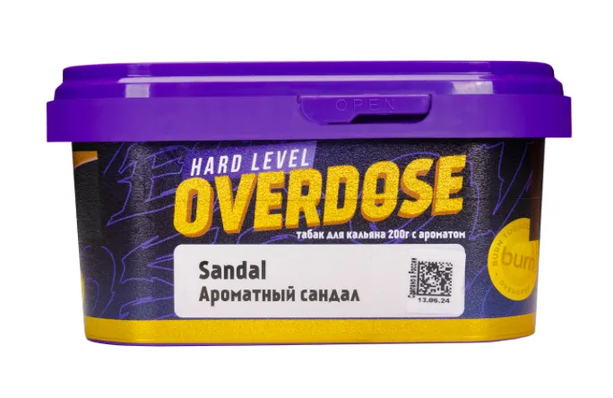 изображение товара Табак Overdose Sandal (Ароматный сандал) 200г