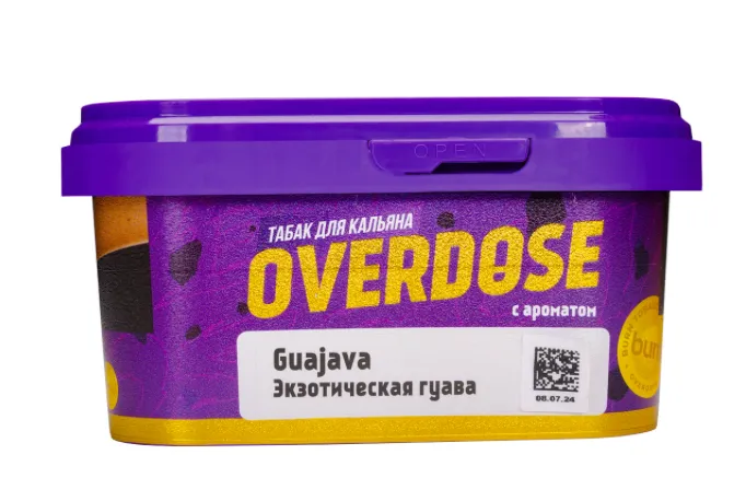 изображение товара Табак Overdose Guajava (Экзотическая гуава) 200г