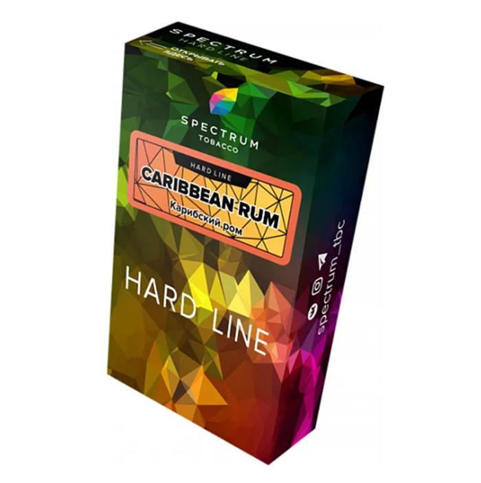 изображение товара Табак Spectrum Hard Line - Caribbean Rum (Карибский ром) - 40 г