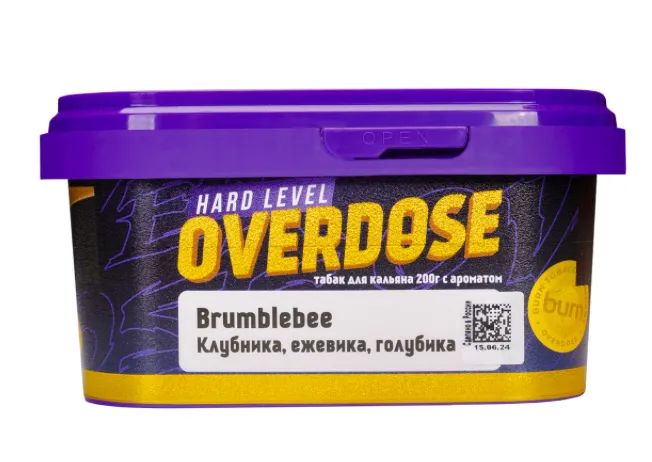 изображение товара Табак Overdose Brumblebee (Клубника, ежевика, голубика) 200г