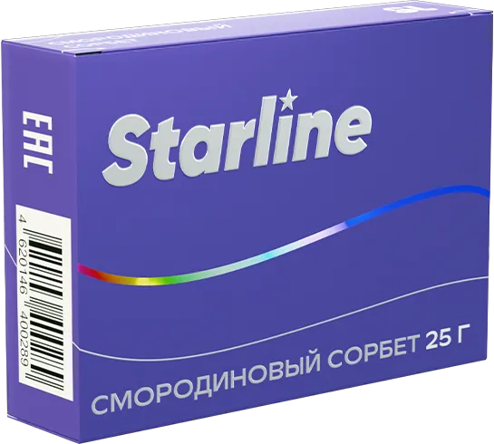 изображение товара Табак для кальяна Starline "Старлайн" (Смородиновый сорбет), 25 г